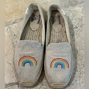 Soludos x Ashkahn espadrille platform flats
